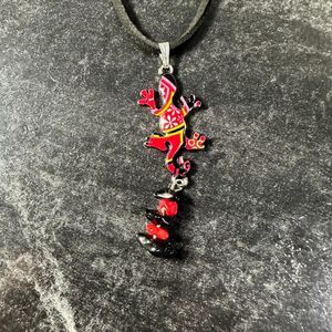 Custom Lizard Pendant Necklace